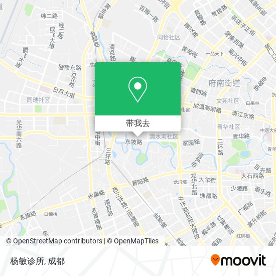 杨敏诊所地图