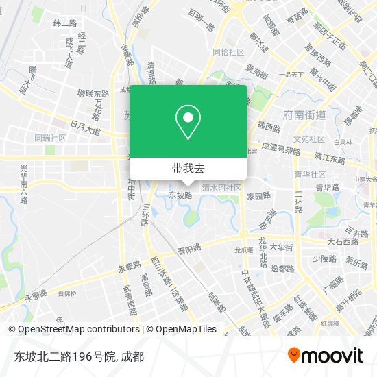 东坡北二路196号院地图