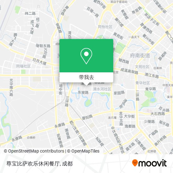 尊宝比萨欢乐休闲餐厅地图