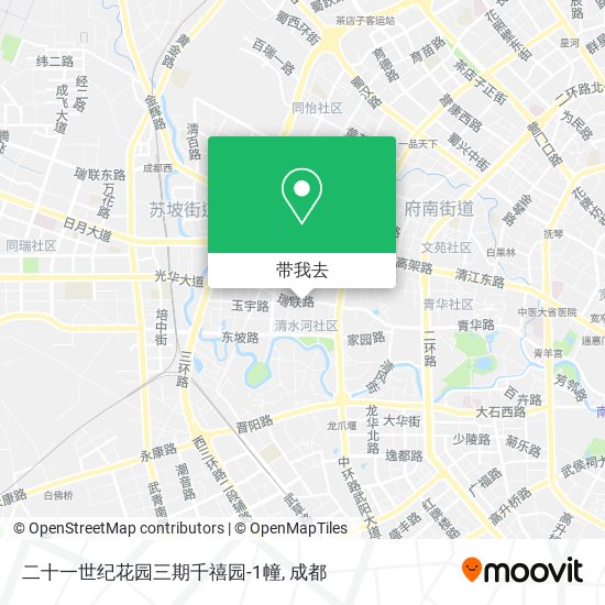 二十一世纪花园三期千禧园-1幢地图