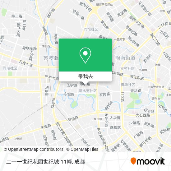 二十一世纪花园世纪城-11幢地图