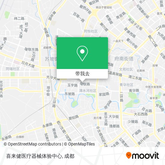 喜来健医疗器械体验中心地图
