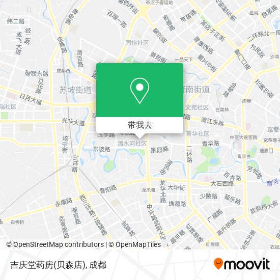 吉庆堂药房(贝森店)地图