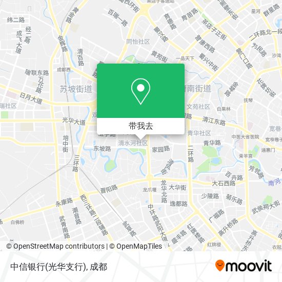中信银行(光华支行)地图