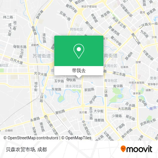 贝森农贸市场地图