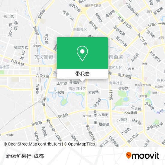 新绿鲜果行地图