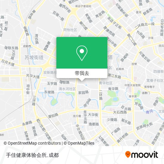 手佳健康体验会所地图