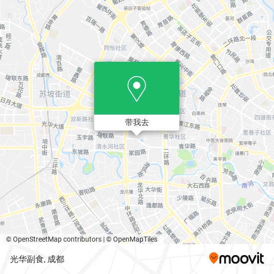光华副食地图