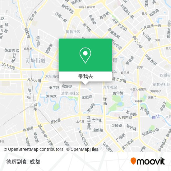 德辉副食地图