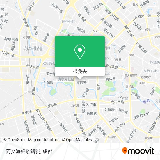 阿义海鲜砂锅粥地图