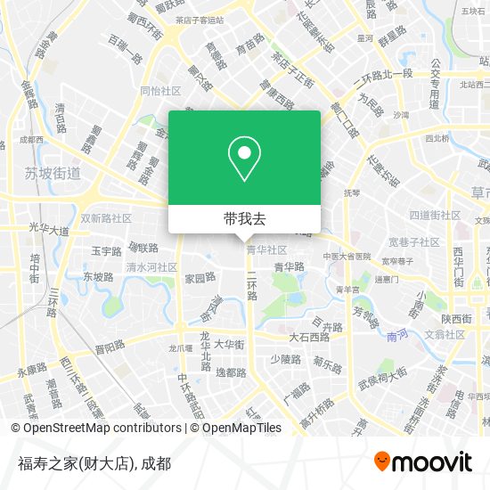 福寿之家(财大店)地图