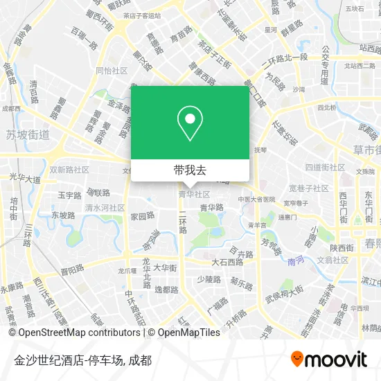 金沙世纪酒店-停车场地图