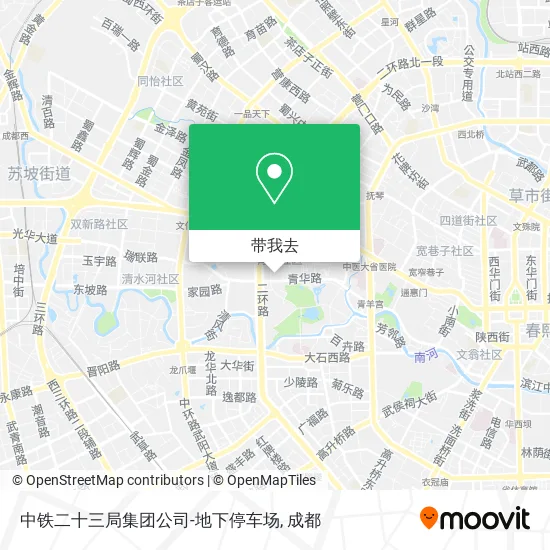 中铁二十三局集团公司-地下停车场地图