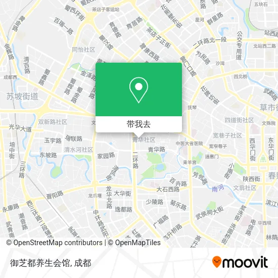 御芝都养生会馆地图