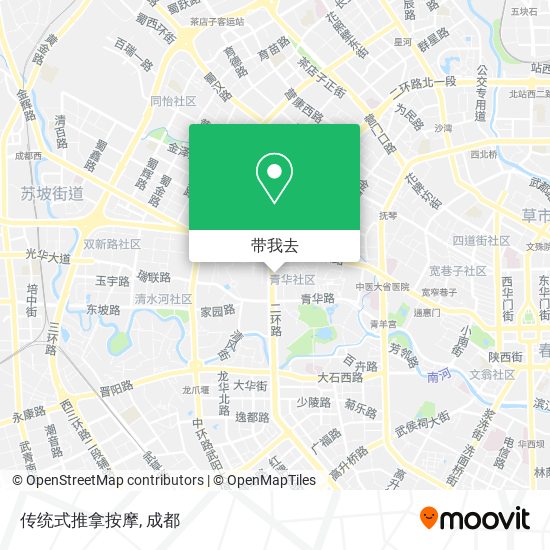 传统式推拿按摩地图