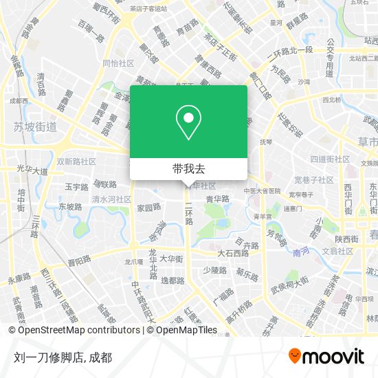 刘一刀修脚店地图