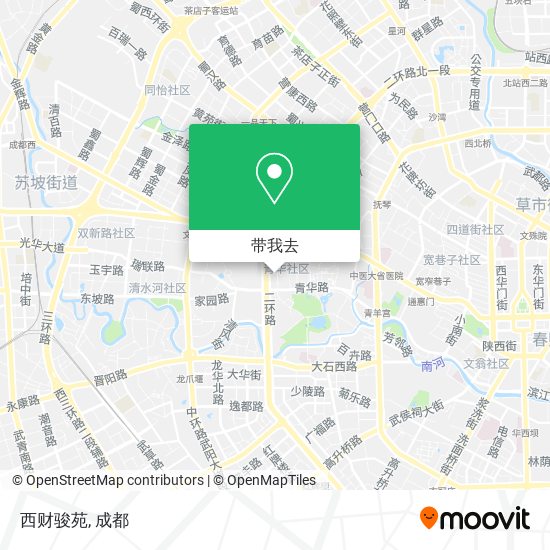 西财骏苑地图