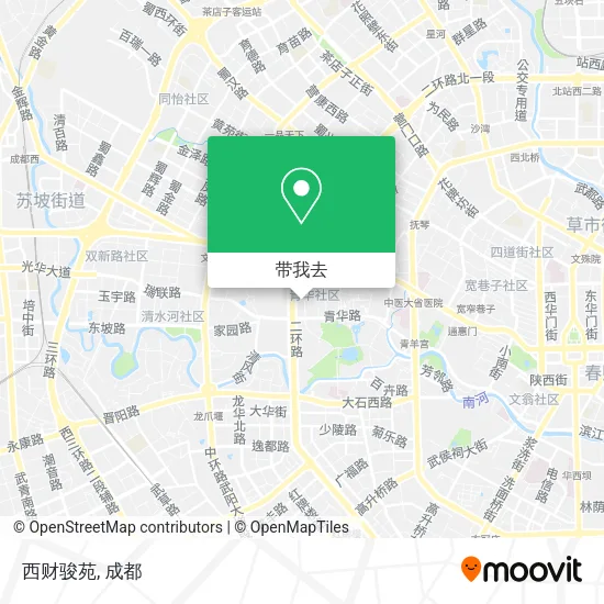 西财骏苑地图