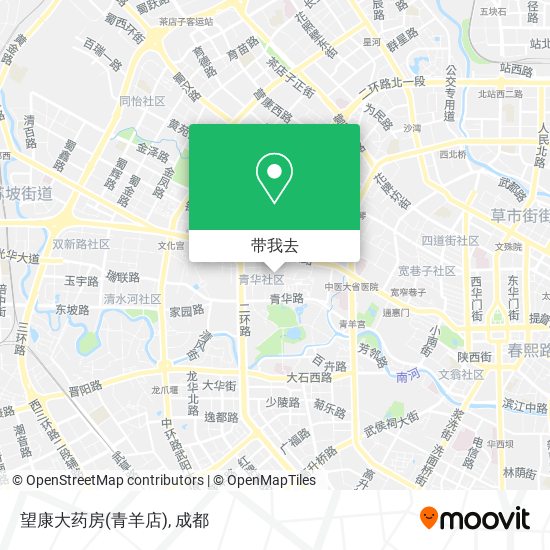 望康大药房(青羊店)地图