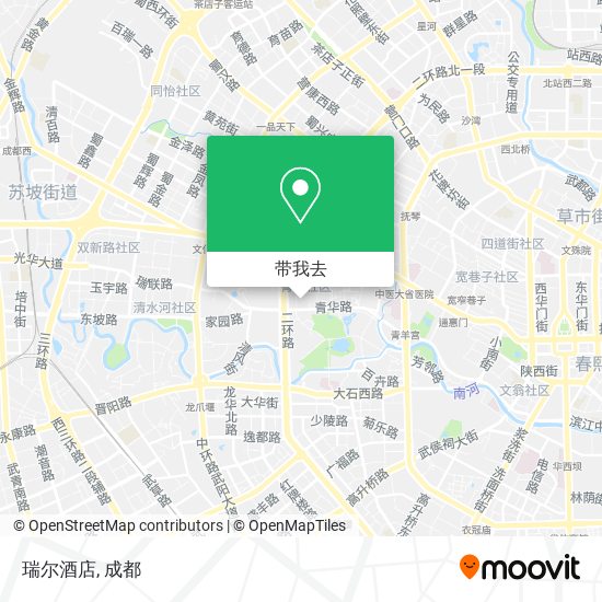 瑞尔酒店地图