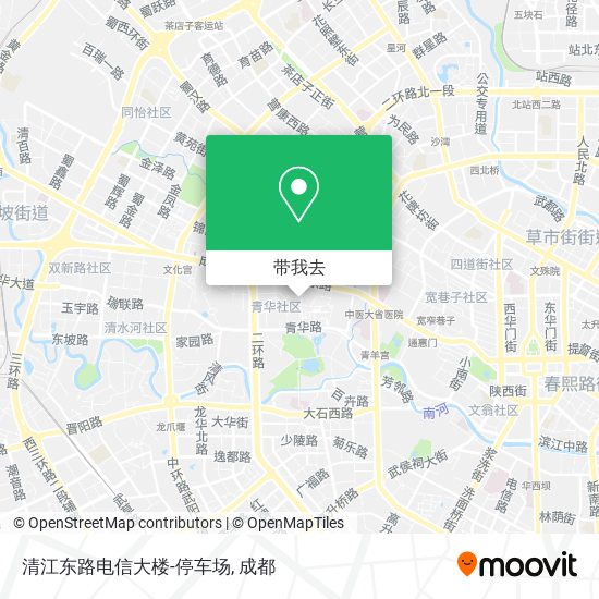 清江东路电信大楼-停车场地图