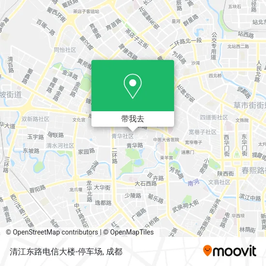 清江东路电信大楼-停车场地图