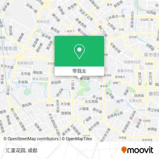 汇厦花园地图