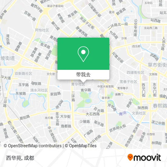 西华苑地图