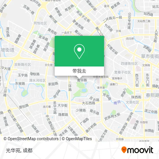 光华苑地图
