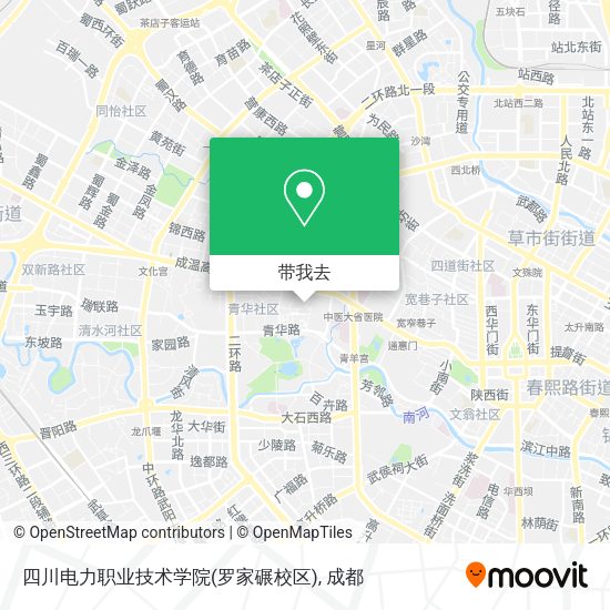 四川电力职业技术学院(罗家碾校区)地图
