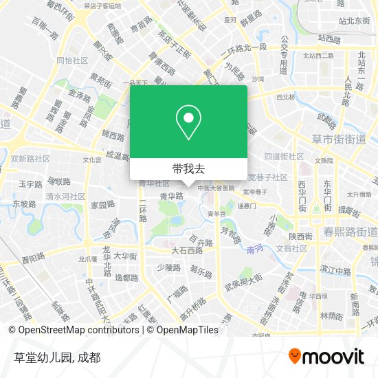 草堂幼儿园地图