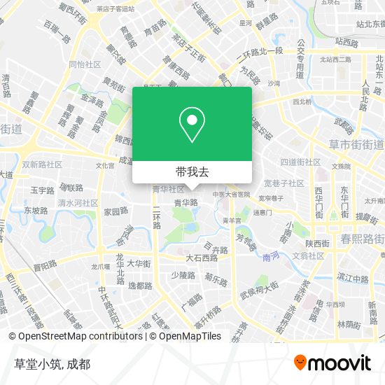 草堂小筑地图
