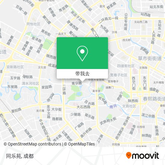 同乐苑地图