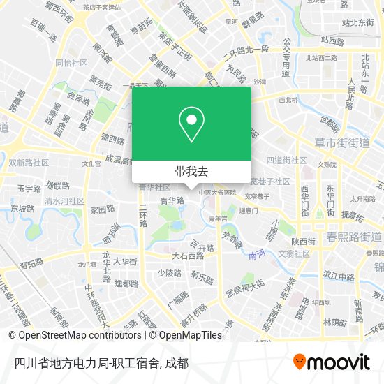 四川省地方电力局-职工宿舍地图