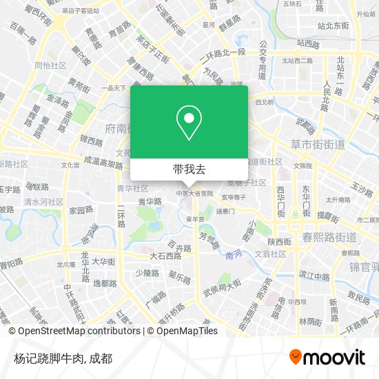 杨记跷脚牛肉地图