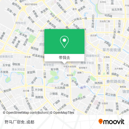 野马厂宿舍地图