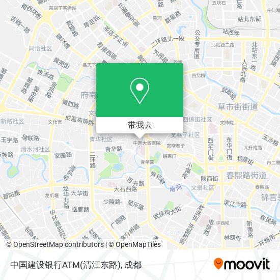 中国建设银行ATM(清江东路)地图
