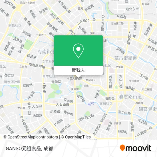 GANSO元祖食品地图