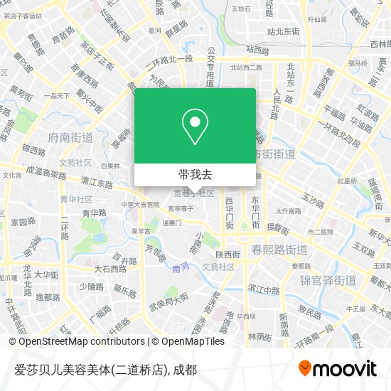 爱莎贝儿美容美体(二道桥店)地图