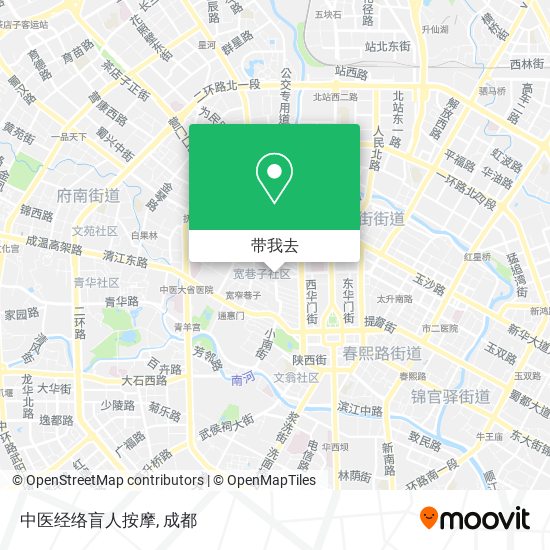 中医经络盲人按摩地图