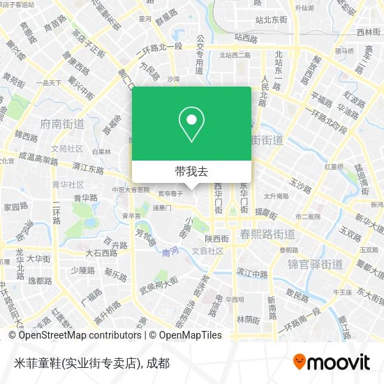 米菲童鞋(实业街专卖店)地图