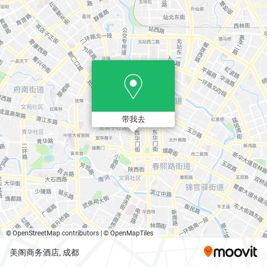 美阁商务酒店地图