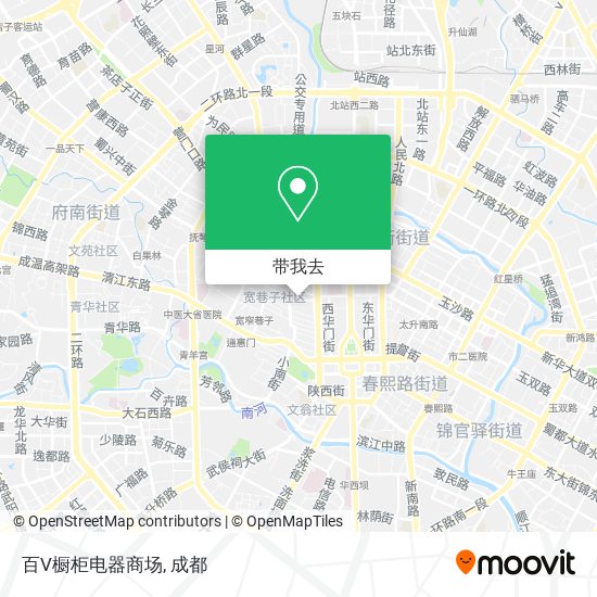 百V橱柜电器商场地图