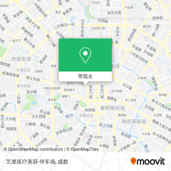 艺星医疗美容-停车场地图