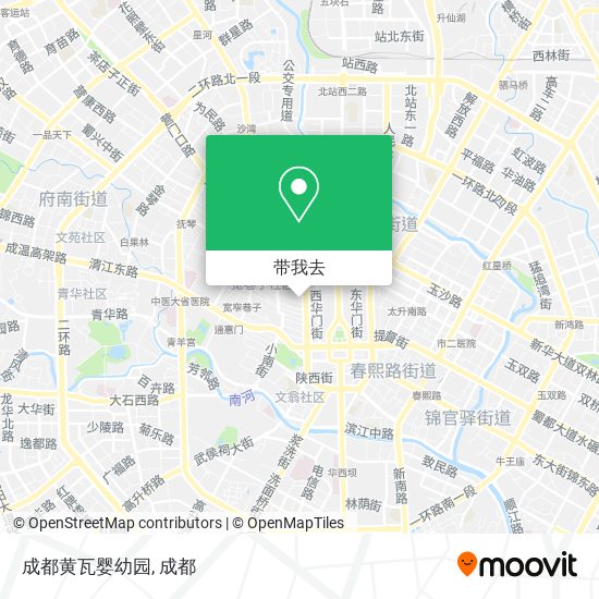 成都黄瓦婴幼园地图