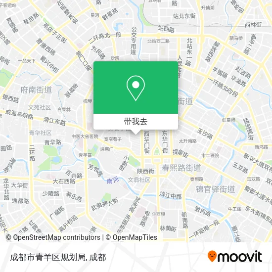 成都市青羊区规划局地图