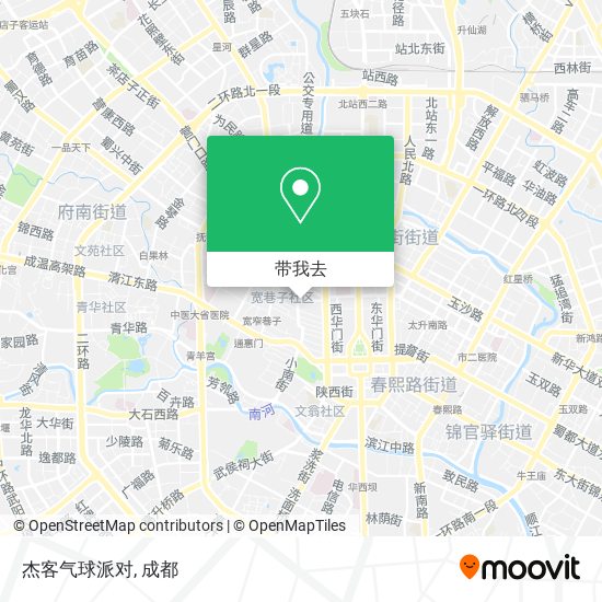 杰客气球派对地图