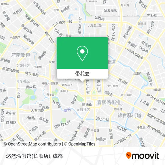 悠然瑜伽馆(长顺店)地图