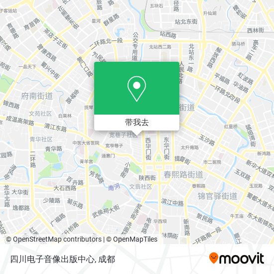 四川电子音像出版中心地图