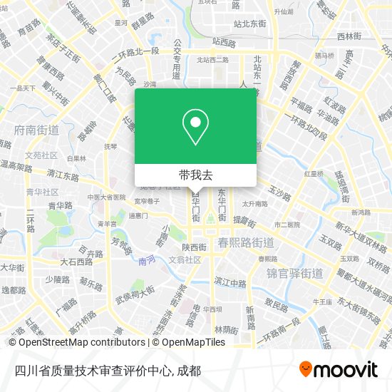 四川省质量技术审查评价中心地图